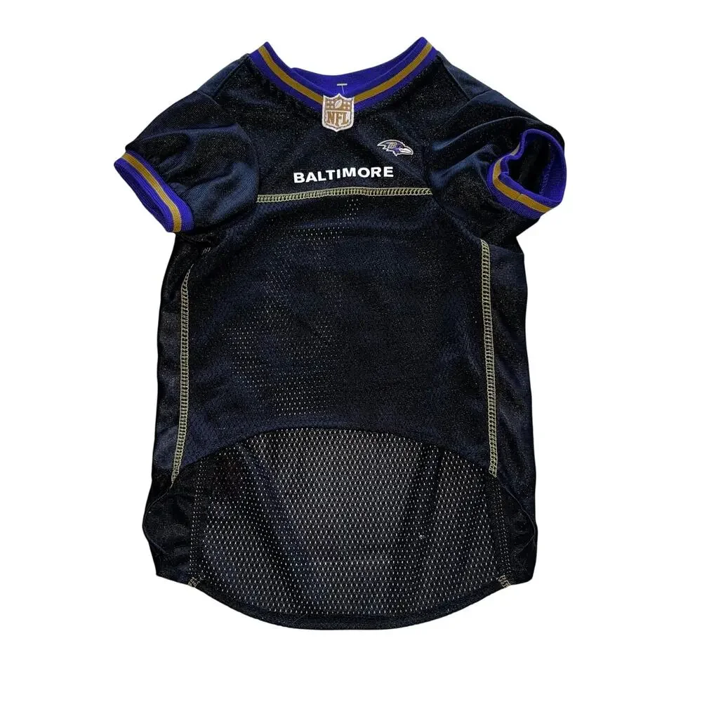 NFL Pets First Baltimore Ravens 00 Large Dog Pet Jersey